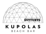 kupolas beach bar logo nida svyturys