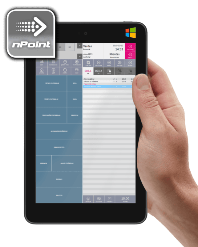 nPoint-v3-restoranu-plansetinis-kompiuteris